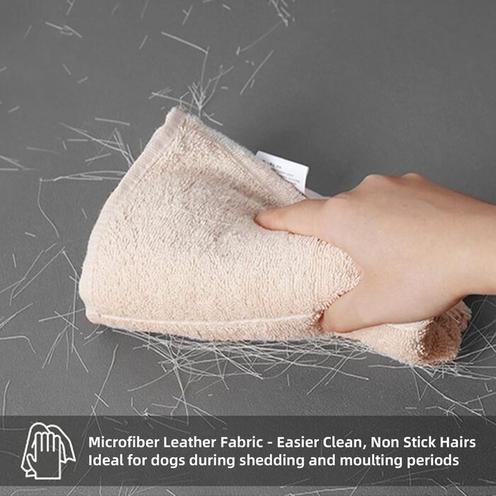 Ортопедичне ліжко для тварин BingoPaw 80 x 60 см, сіре - для собак та котів