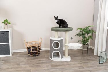 Дерево-подряпування TRIXIE Dante 114 см, бежеве – багатоярусне, з місцями для відпочинку та іграми