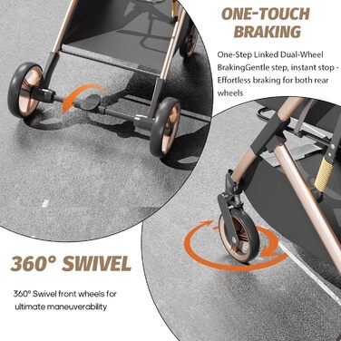 Дитяча коляска для тварин з 4 колесами, візок для собак з знімною люлькою, складаний візок-переноска для собак та котів до 22,7 кг, 3-в-1, багатофункціональний