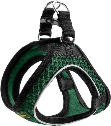 Шлея для собак Hunter Hilo Comfort, темно-зелена, розмір S