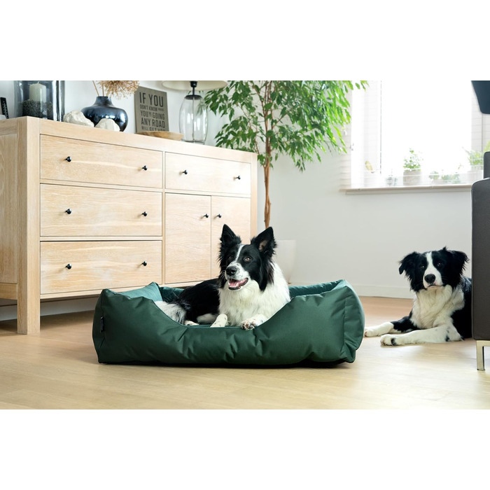 Лежак для собак BedDog Zara XXXL, знімний і праний чохол, подушка та корзина для великих собак