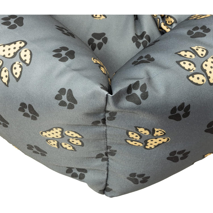 Водонепроникне ліжко для собак - ліжка для маленьких та великих собак, кошик для собак, антиковзаюча підставка (65x55x16, Велика лапа)