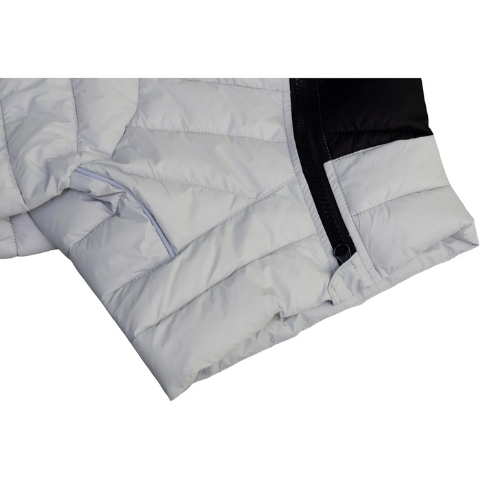Теплий водонепроникний комбінезон для собак Off White XL, зимова куртка з 4-ма штанинами, вітрозахисна, з відбивачами, для малих, середніх і великих порід