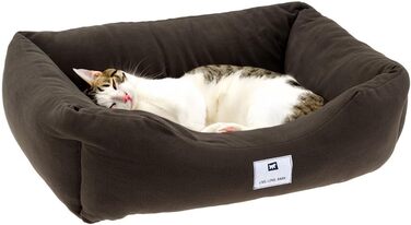 Кілимок для собак та котів Ferplast COCCOLO з мікрофлісу, сірий, SMALL (55 x 45 x 20 см)