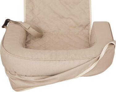 Автоматик для собак та котів: лежанка, переноска, корзинка, шлейка, 42x55 см, бежевий Оксфорд