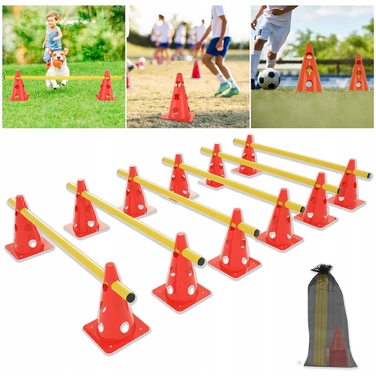 Тренувальний набір для собак Activity Agility: смуга перешкод (12 стійок)