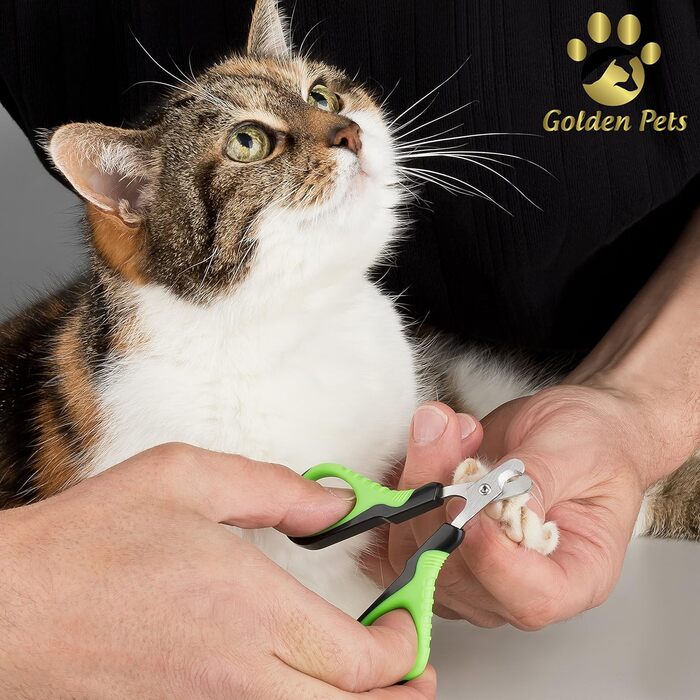 Ножиці для догляду за кігтями Golden Pets Profi Krallenschere – ідеально для собак, котів, кроликів та морських свинок + безкоштовний посібник з догляду