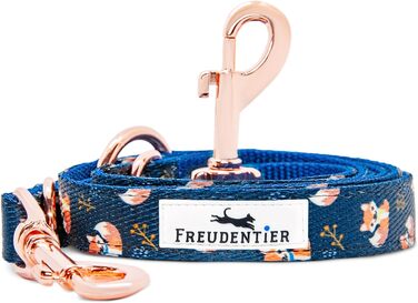 Набір нашийник і повідок для собак FREUDENTIER Let's get Foxy, регульований, 2 м, у подарунковій коробці, для малих, середніх і великих порід