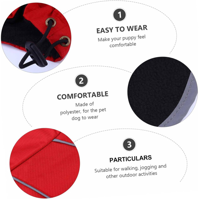 Водонепроникний дощовик для собак BESPORTBLE, XXXL: надійний захист від дощу та вітру