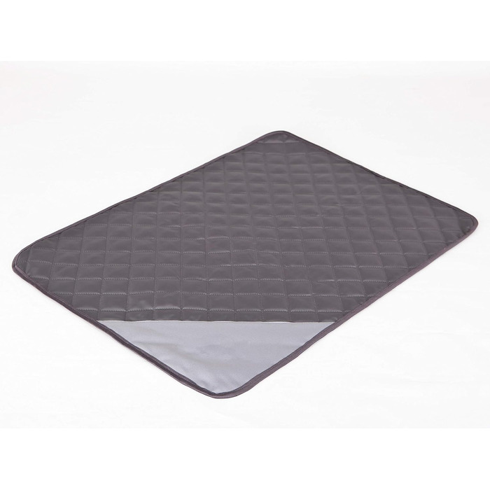 Килимок для собак: лежанка, матрац, ліжко для малих, середніх та великих собак. Сірий колір