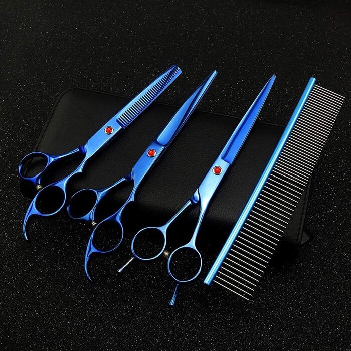 Набір для грумінгу собак QUNINE: 3 ножиці, нержавіюча сталь, професійний грумінг вдома