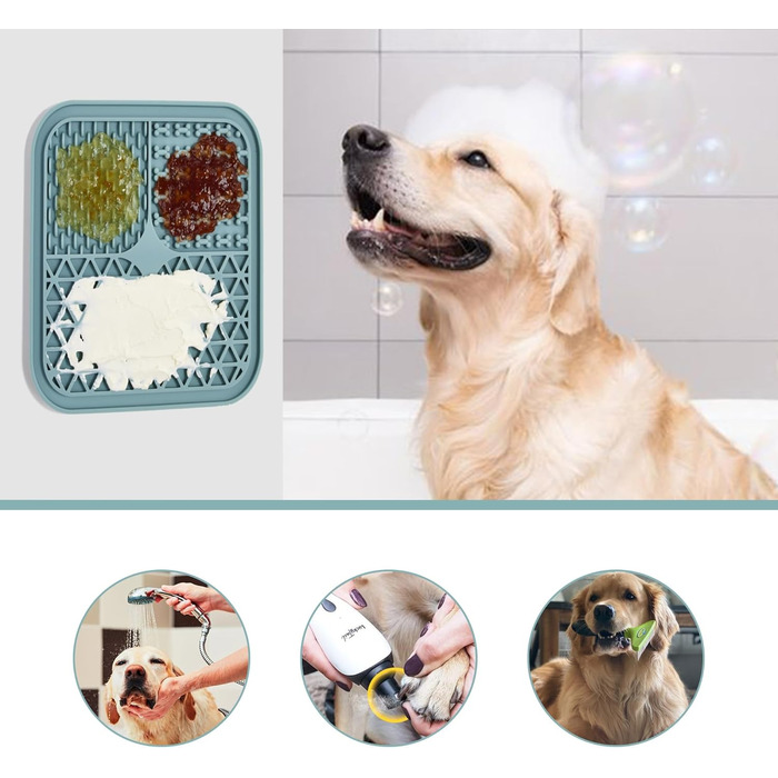 Лежанка-лікувальна килимок OHMO Schleckmatte для собак великих порід, цуценят та котів - 2 шт. Милий дизайн кактуса, для зняття тривоги та повільного годування, харчовий силікон (Кораловий&Вишневий)