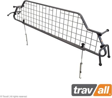 Сітка для собак Travall для Škoda Kodiaq (2016-2024) - автомобільна сітка, захист багажника, міцний сталевий захист для транспортування собак