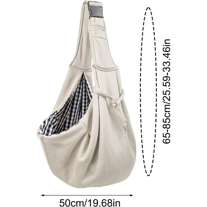 Сумка-переноска для собак та котів, легка, для прогулянок та подорожей (Бежева)