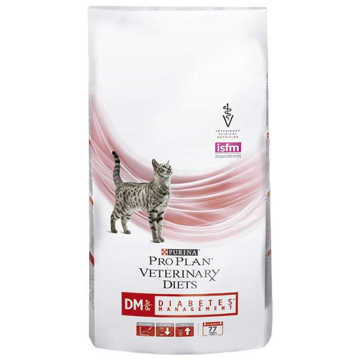 Сухий корм PURINA PRO PLAN Veterinary Diets Feline DM ST/OX для котів з діабетом, 5 кг