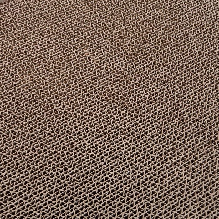 Диван-когтеточка District 70-4727 - когтеточка з гофрокартону, білий, розмір L (60 x 35 x 18 см)