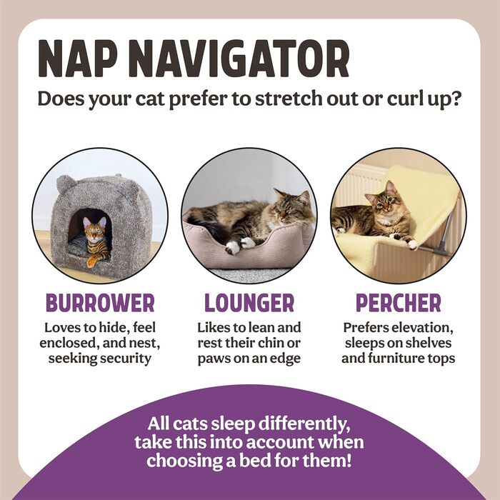 Квіткове ліжко для котів Rosewood 02906 40 Winks, кремовий колір, 35 x 40 x 8 см