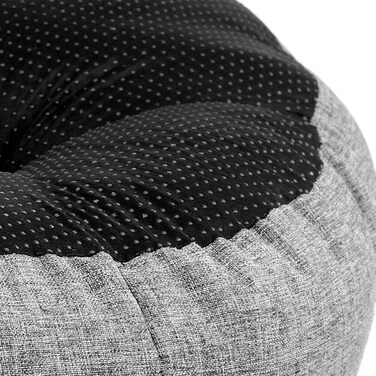 Гіркий лежак для собак середніх порід SuperKissen24 - водонепроникний лежак для котів - лежанка для собак з антикіготного матеріалу - антиалергенний та протиковзкий - лежанка для собак M 60 см x 14 см сірий