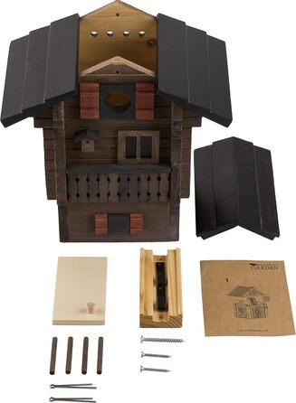 Дерев'яний годівничка та будиночок для птахів Wildlife Garden Multiholk Alpenhaus WG215
