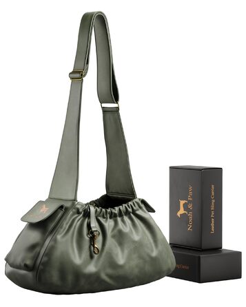 Трансформер для собак Noah & Paw: переноска для маленьких собак до 10 кг з регульованим ременем та м'яким хутром. Подвійний захист, переноска для тварин з веганської шкіри