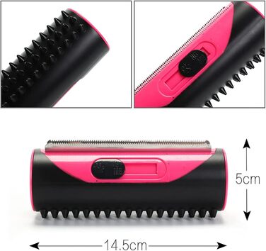 Щітка для видалення підшерстка собак 3-в-1, для собак та котів, з масажним ефектом (жовта)