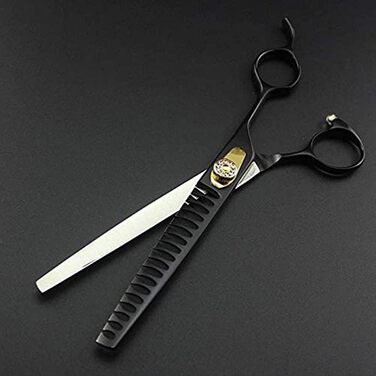 Набір професійних ножиць для грумінгу собак Qunine, 17.8 см: прямі, витончені, зігнуті. Ідеально для собак та котів. Для стрижки шерсті.