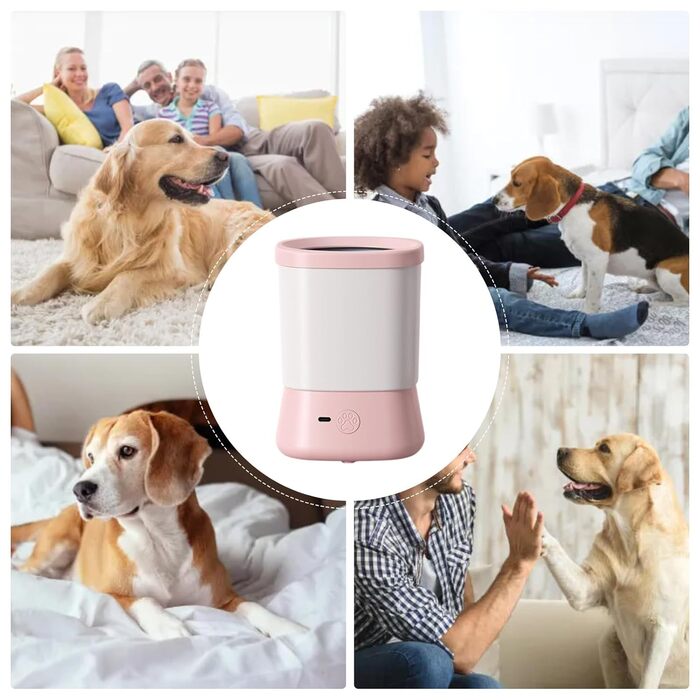 Автоматичний очищувач лап для собак - мийка лап з бризгозахистом, 2 швидкості, аксесуар для кемпінгу, подорожей, активного відпочинку та прогулянок