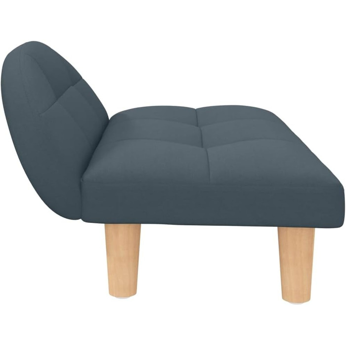 Крісло-ліжко для собак та котів, м'яке, стильне, 70x52x30 см, темно-сірий