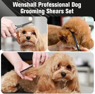 Набір професійних ножиць для грумінгу собак Wenshall 7.0 дюймів (5 шт.)