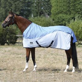 Водонепроникна накидка для коней Busse Paddockdecke RAINFLY, колір Sky Navy, розмір 155