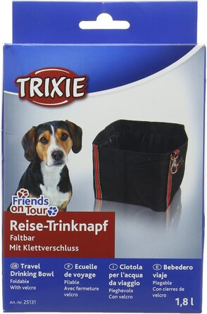 Килимок для собак Trixie 13472, 1,45 x 1,60 м, чорний (з мискою)