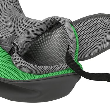 Сумка-переноска для тварин Natudeco, дихаюча сітчаста сумка через плече, сумка для собак, безпечна сумка з регульованим ременем для маленьких тварин, подорожі на відкритому повітрі (L)