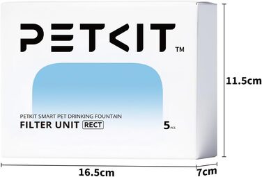 Фільтр PETKIT EVERSWEET MAX з активованим вугіллям, високоефективна фільтрація, 5 шт для фонтану для котів і собак