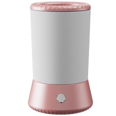 Електрична мийка для лап собак, USB-зарядка, для маленьких, середніх та великих собак, білий/рожевий колір