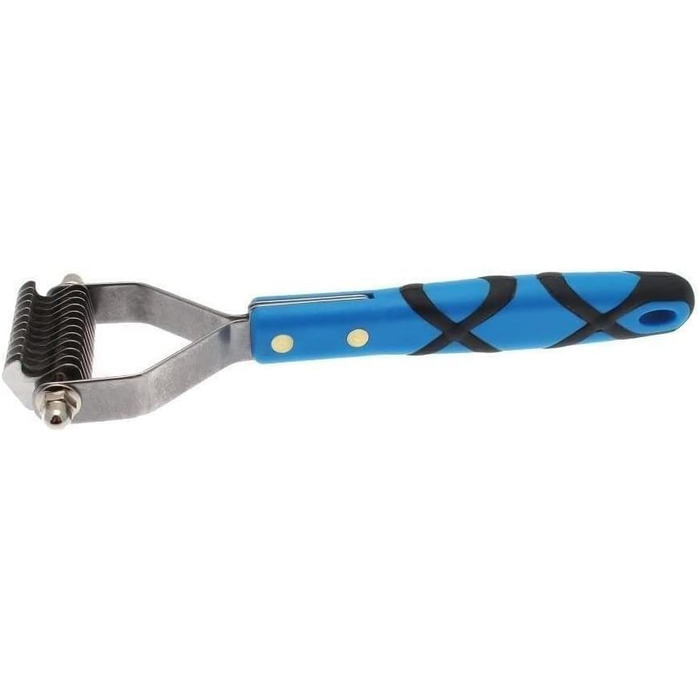 Грумінг-щітка GROOM PROFESSIONAL для собак - щітка для видалення ковтунів - щітка для вичісування підшерстка - видалення шерсті. Підходить для різних типів шерсті, 16 зубців (12 зубців)