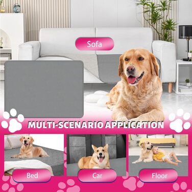 Водонепроникний килимок для собак, 97x190 см, неслизький, для дому, авто, софи та ліжка