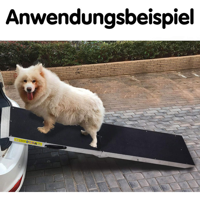 Рампа для собак DEMA DAR180, алюмінієва, суглобозахисна, протиковзка, компактна, для авто, багажник, диван – Швидкий монтаж, до 78 см висоти завантаження