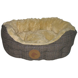 Квітчаста лежанка для собак Country Dog у стилі твід