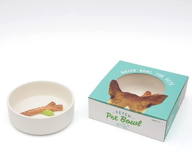 Миска для собак Suck UK з 3D-декором | Керамічна миска для води та їжі для собак | Іграшка для собак, аксесуар для тварин | Новинка для дня народження цуценяти