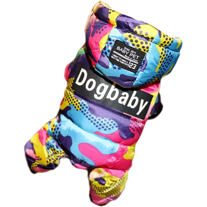 Зимова куртка для собак BESPORTBLE, водонепроникна, камуфляж, XL, для активного відпочинку