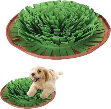 Schnüffelmatte для собак: інтерактивна килимок для годування, навчання та розваг. Матеріал: зелений