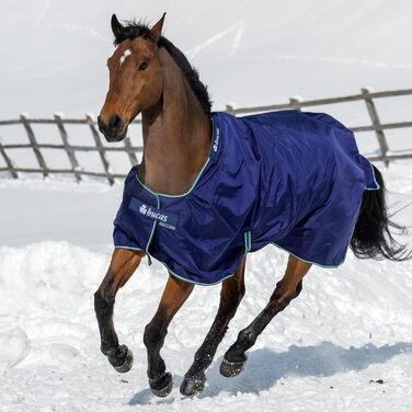 Дощова кінська попона Bucas Smartex Light, синя, 140 см, з функцією stay-dry