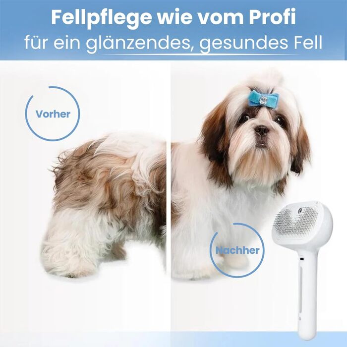 3-в-1 щітка для грумінгу тварин з парою та спреєм, для котів та інших домашніх улюбленців, видаляє відмерле волосся, самоочищення, вирівнювання (зелена)