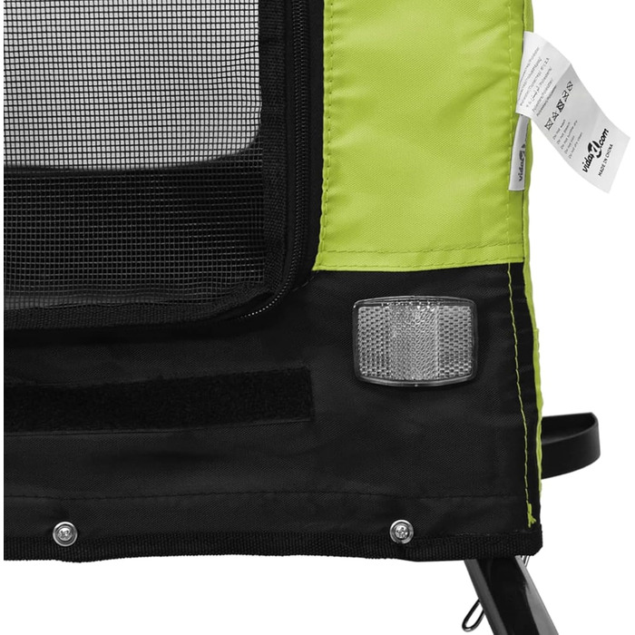 Навіс для собак Robuster, зелено-чорний, 124x53x53 см, до 30 кг, модель 93997