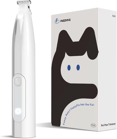 Професійна собача машинка для стрижки FuzzyFix, 2 швидкості, ергономічний дизайн, для собак та котів, тример для собак з густою, довгою та кучерявою шерстю (рожевий)