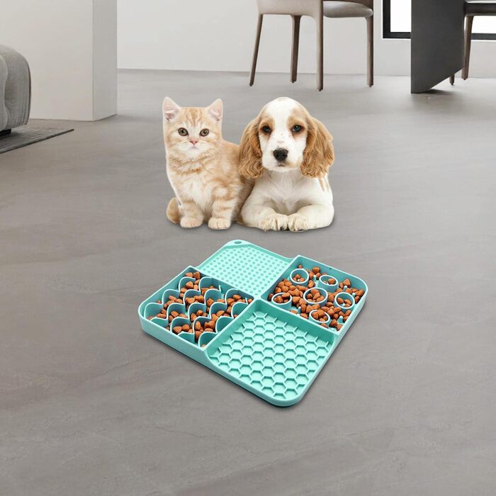 Лежак-заспокійник для собак та котів Kowaku з силіконовим покриттям та присосками, зелений