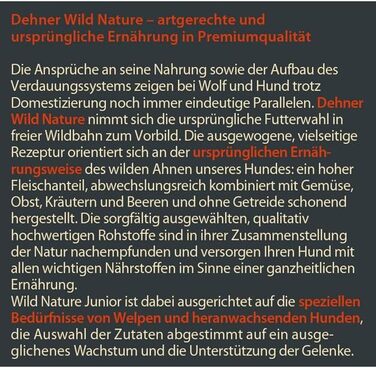 Сухий корм для дорослих собак Dehner Wild Nature Gebirgssee з лососем та куркою, беззерновий та без цукру, 4 кг