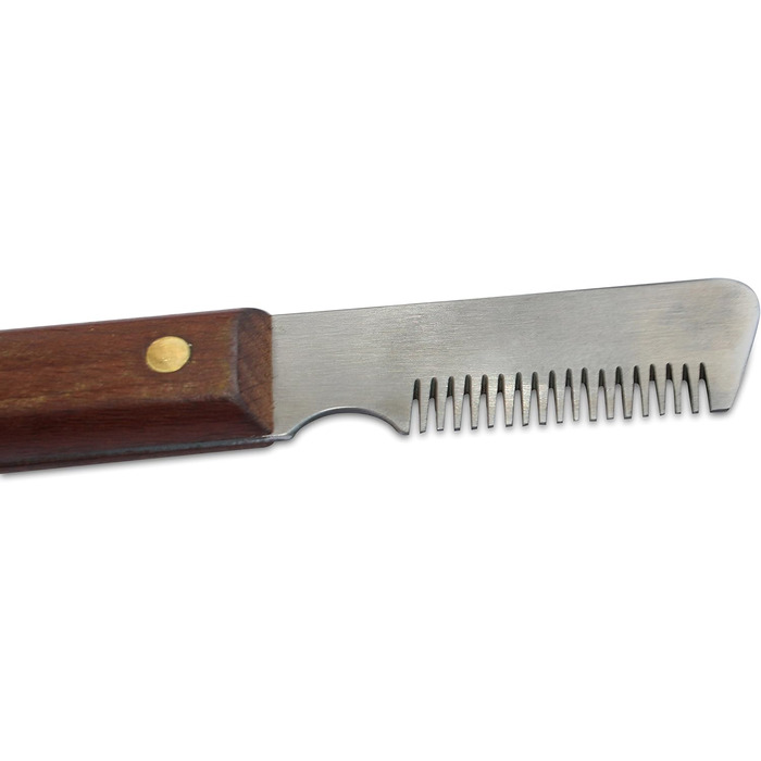 Професійний ніж для грумінгу Mars Coat King, для собак та котів, нержавіюча сталь, для правшів, зубчастий