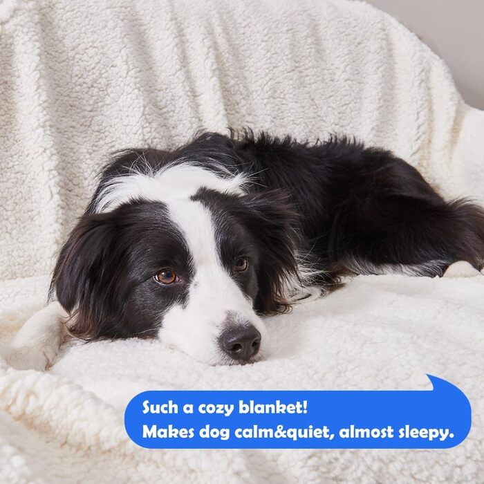 Водонепроникний коврик для собак великих порід - Sherpa Fleece, сірий (152x203 см)