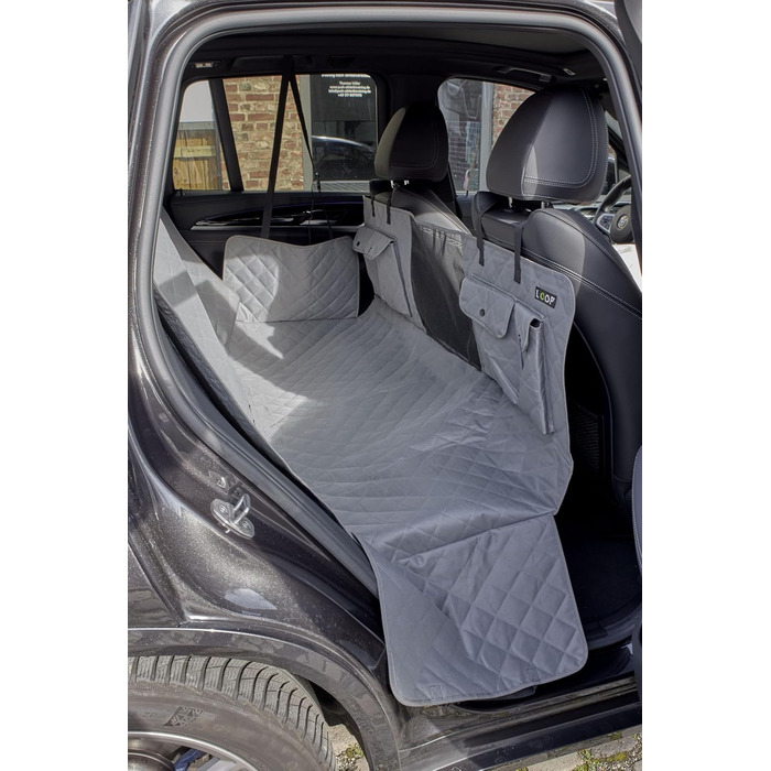 Ремінь безпеки для собак Loop на заднє сидіння авто, з карабіном, регульована довжина 60-80 см, аксесуар до килимка для собак NIMM Mich MIT